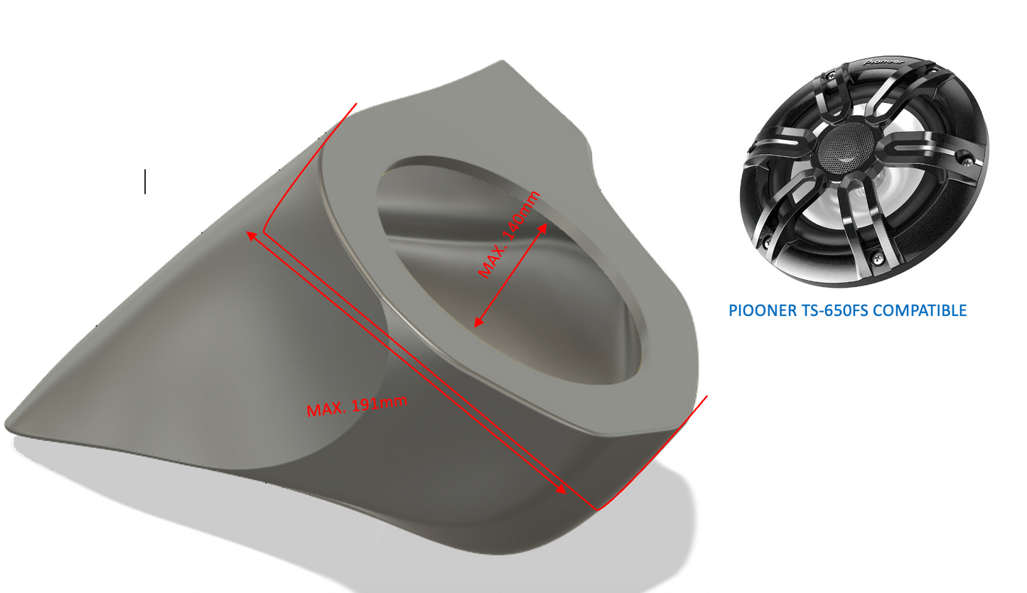 Yamaha FX 2019-2026 Carcasas para altavoces y sistemas de audio 6,5"
