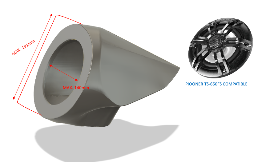 Sea Doo SPARK Carcasas para altavoces y sistemas de audio 6.5"