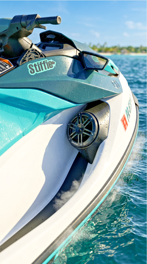 Sea doo GTI  RXP 2021-2026  Carcasas para altavoces y sistemas de audio 6.5"